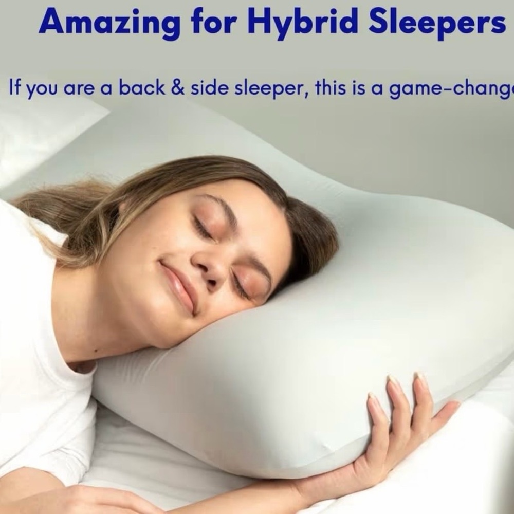 C CUSHION LAB Deep Sleep Pillow/Ergonomic Contour Design for Side & Back Sleeper - Picture 11 of 16